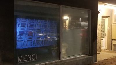 Mengi Projector Outside