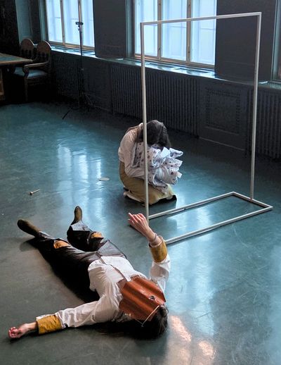 Tristan and Gigja on Floor